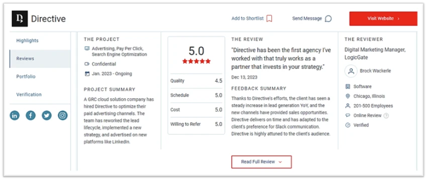 Directive Consulting Reviews