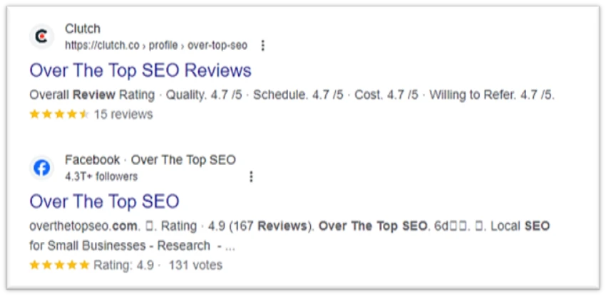 Over The Top SEO Reviews