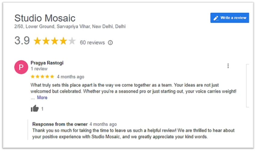Studio Mosaic Reviews