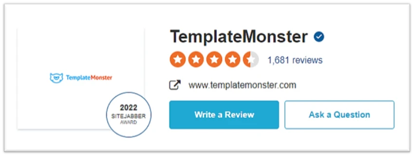 TemplateMonster (A Online Marketing Company) Reviews